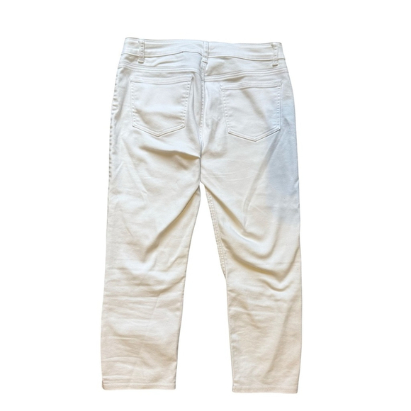 Nygard Stylish White Ankle Jeggings Size 12 Stretch Casual Work Business - Picture 2 of 9